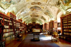 1 Strahov Theological Hall - Original Baroque Cabinet