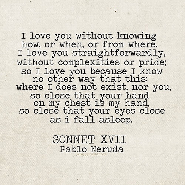 Poem de Neruda