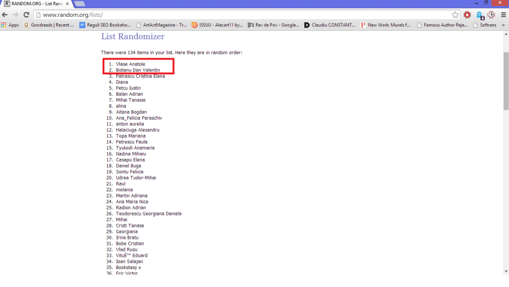 Concurs Câștigă două pachete de cărți de la Editura Nemira! - castigatori