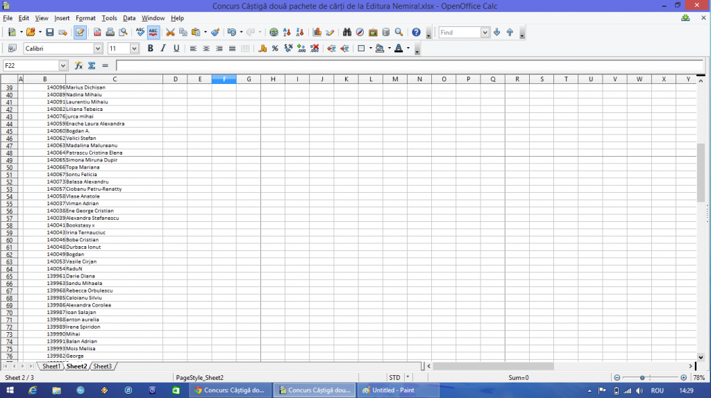 Concurs Câștigă două pachete de cărți de la Editura Nemira! - export participanti 2