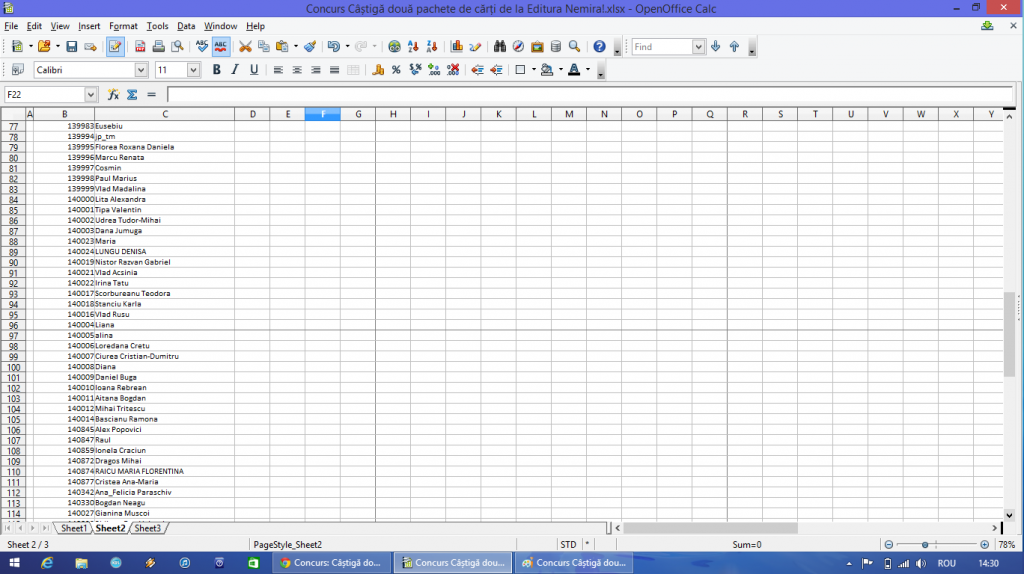 Concurs Câștigă două pachete de cărți de la Editura Nemira! - export participanti 3