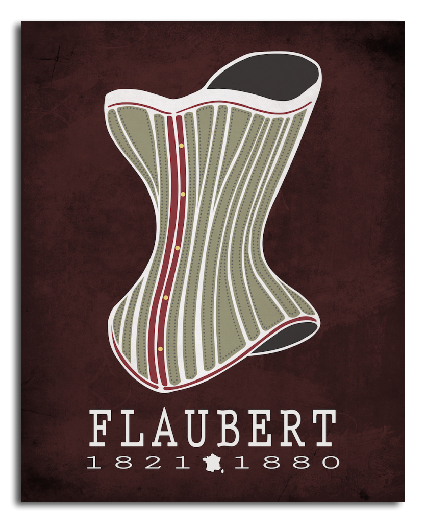 GUSTAVE_FLAUBERT_LITERATURE_PRINT_CREATIVE_DAFFODIL_STUDIO