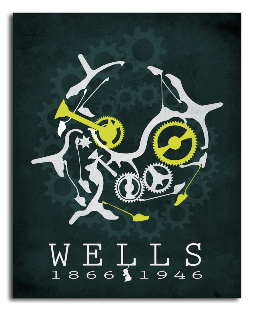 H_G_WELLS_LITERATURE_PRINT_CREATIVE_DAFFODIL_STUDIO