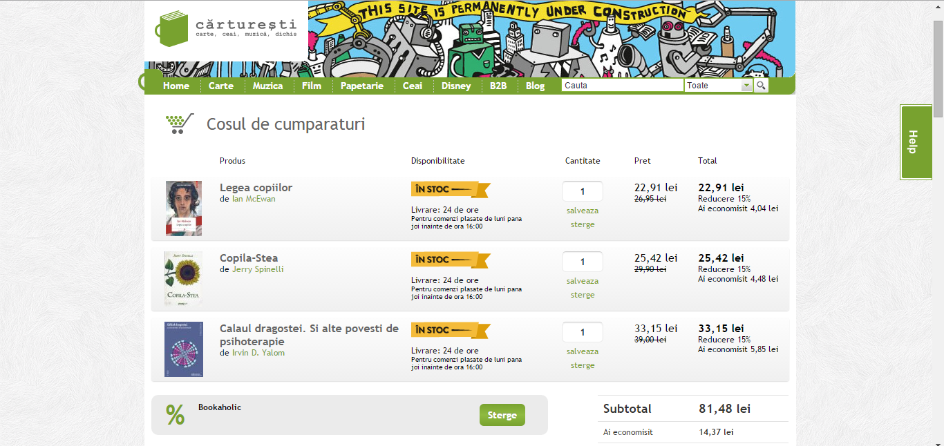 aplica discount Bookaholic-Carturesti