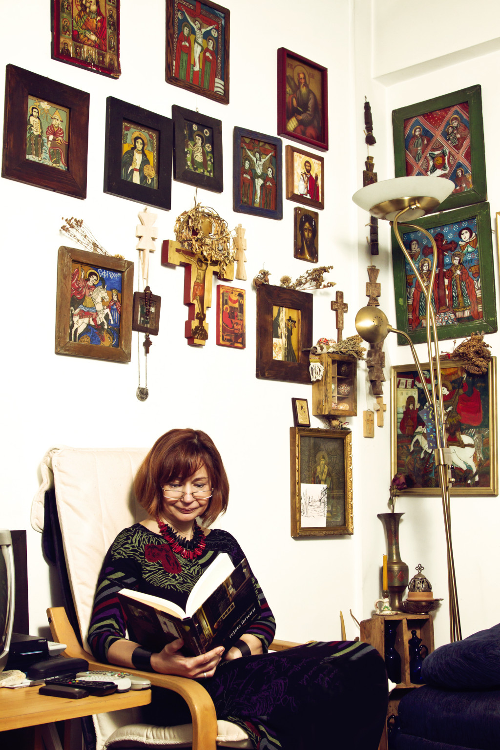 Cristina Andrei la locul de citit