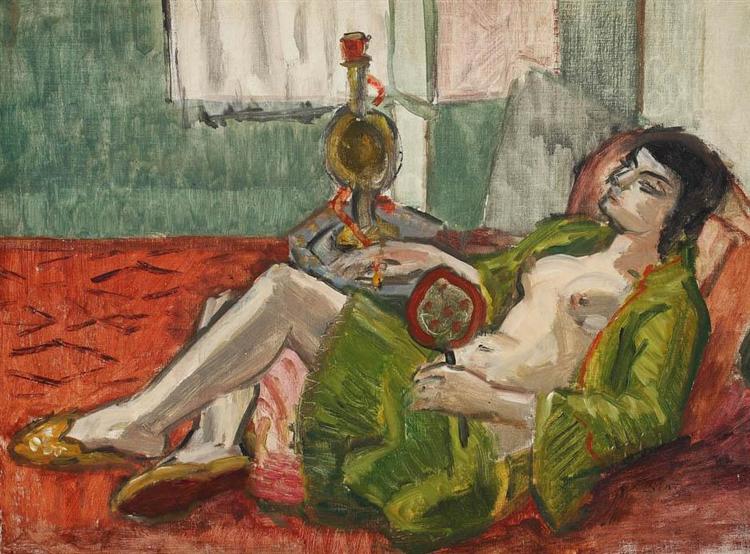 Fumătoarea de opiu - Theodor Pallady