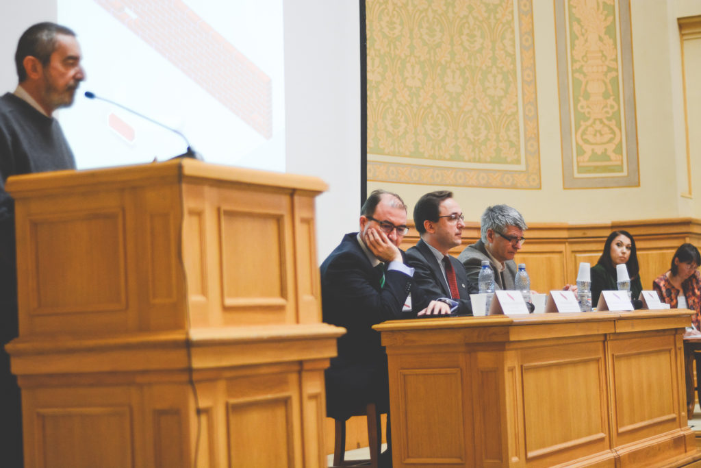 Discursul decanului Facultății de Litere, Prof. dr. Emil Ionescu, în deschiderea conferinței din noiembrie 2016