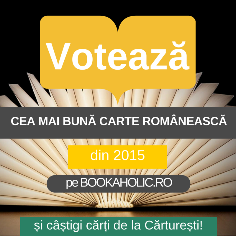 Votați cea mai bună carte românească din 2015!